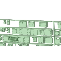 KO80-21：8000系8連 標準仕様床下機器【武蔵模型工房　Nゲージ 鉄道模型】